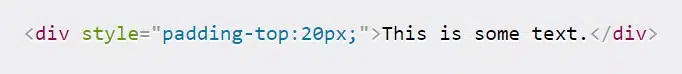 Padding-HTML